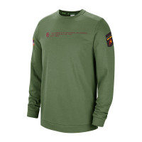 USC Trojans Men's Nike Olive SC Interlock Dri-FIT Military Sweatshirt
